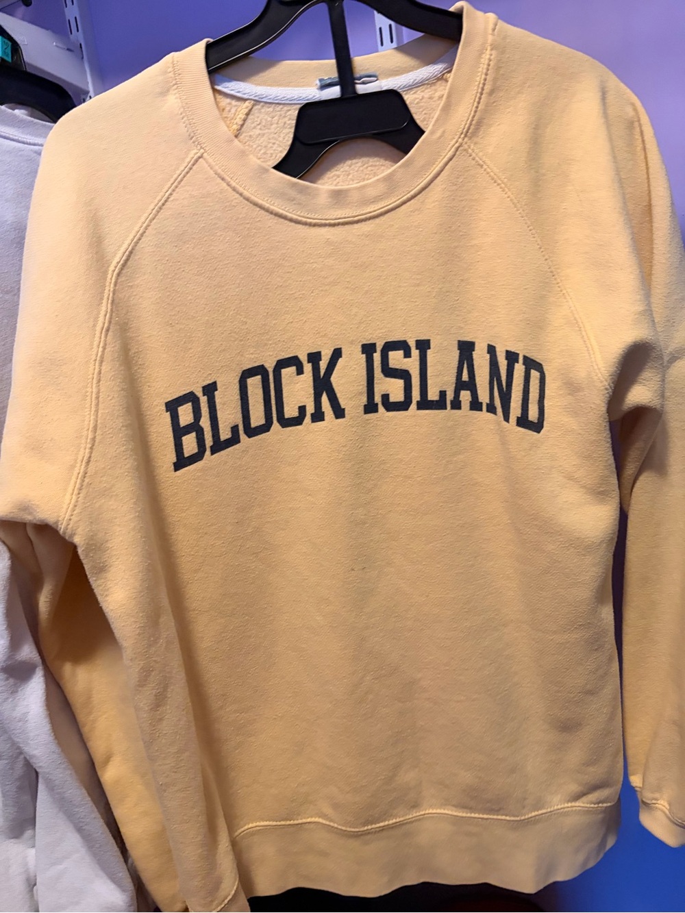Block Island Crewneck Sweatshirt - Yellow